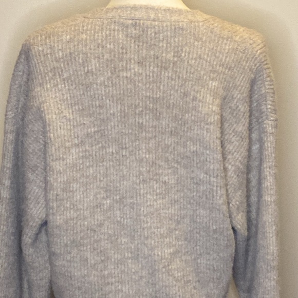1. STATE Chain Detail Sweater in Heather Oatmeal (sz XL) - Picture 6 of 7